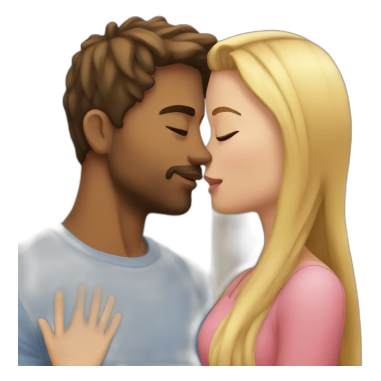 Me kissing my girlfriend  sticker