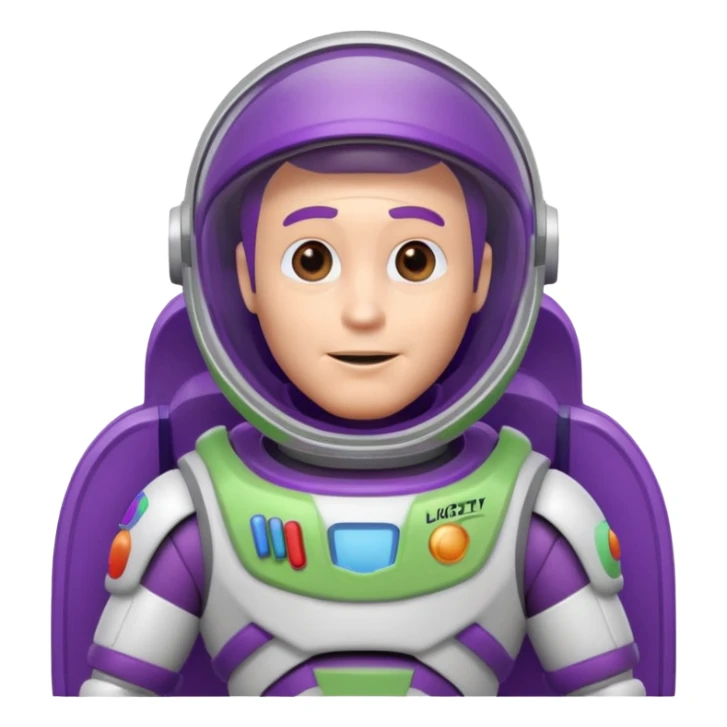 buzz with no ears sticker