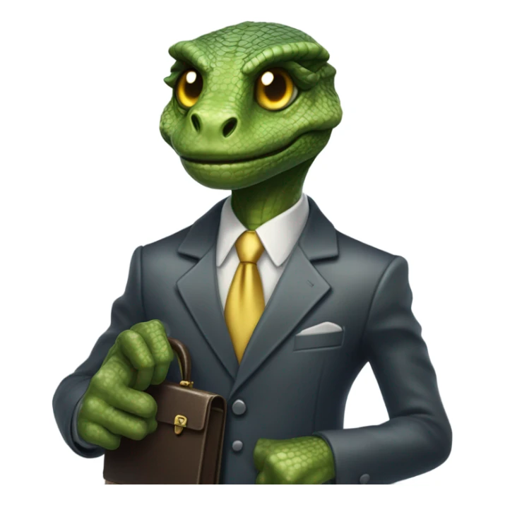 capitalist reptilian sticker