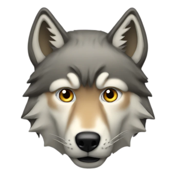 Donald Trump as wolf sticker