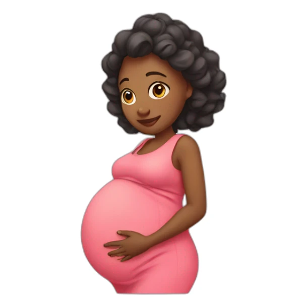 pregnant  sticker
