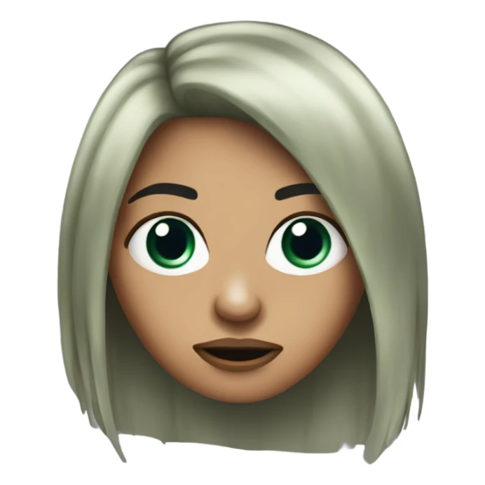 Garota zumbi de cabelo cacheado vermelho sticker