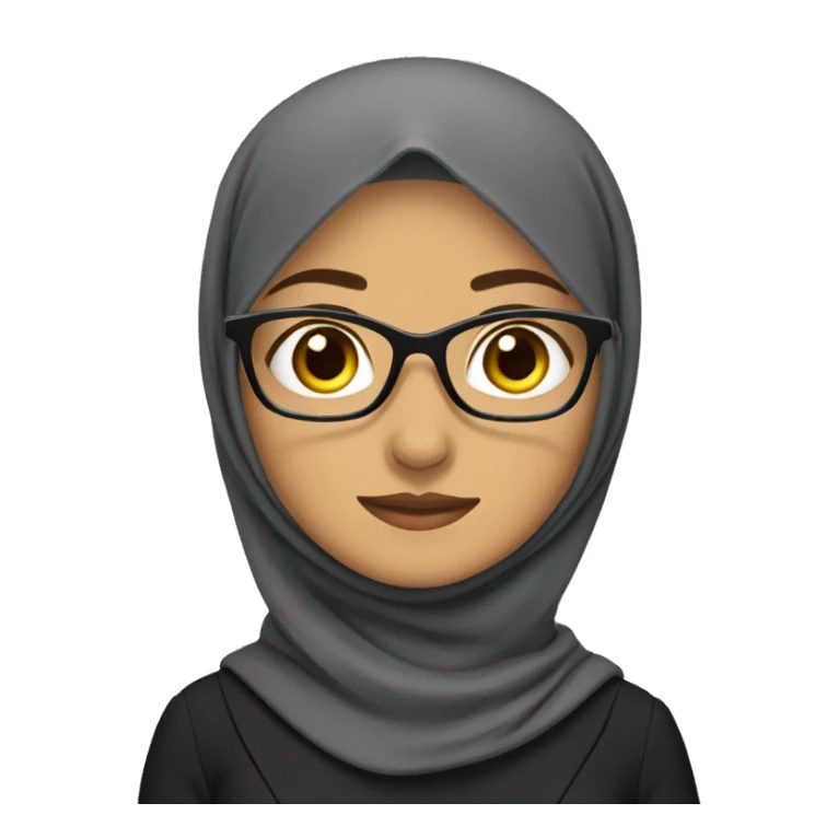 hijab female Malay teacher  sticker