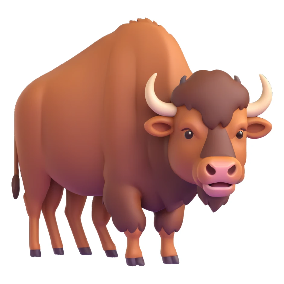 Bison sticker