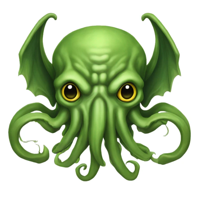 2 Cthulhu, a Cthulhu yellow and  a Cthulhu green sticker
