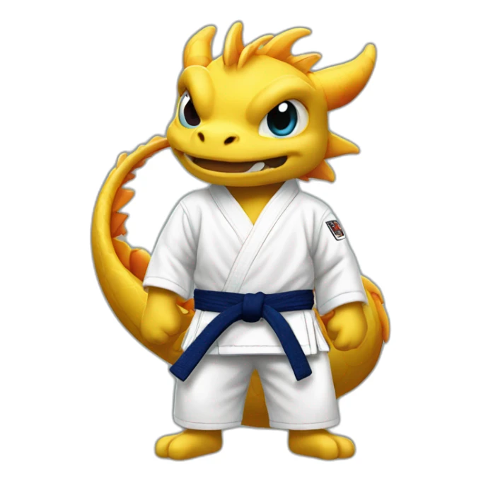 Jiu-Jitsu Dragon sticker