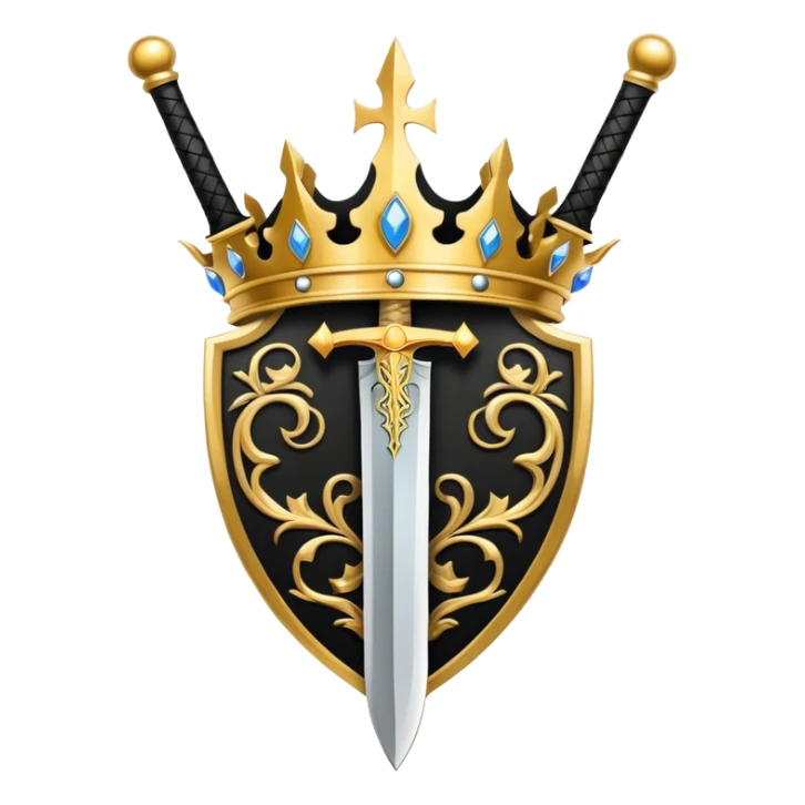 Wandering king logo. Like Aragorn. sticker