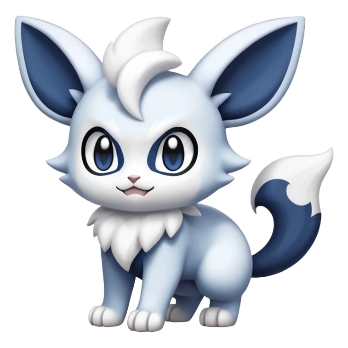 Meowstic-Absol-Minccino-Pokémon-Fakémon-creature sticker