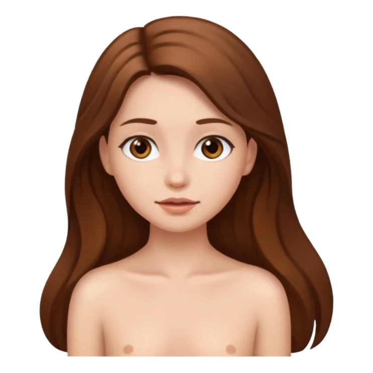 Naked girl sticker