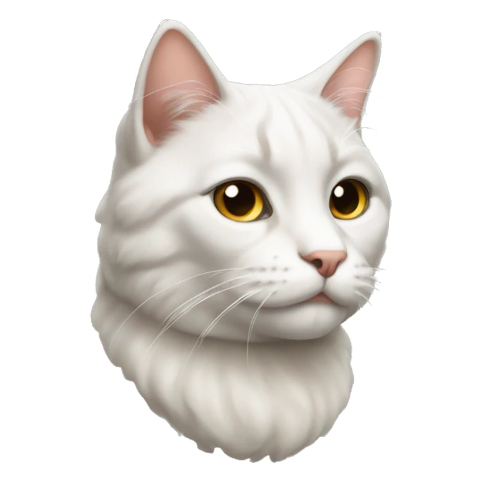 Un gato de raza carey sticker