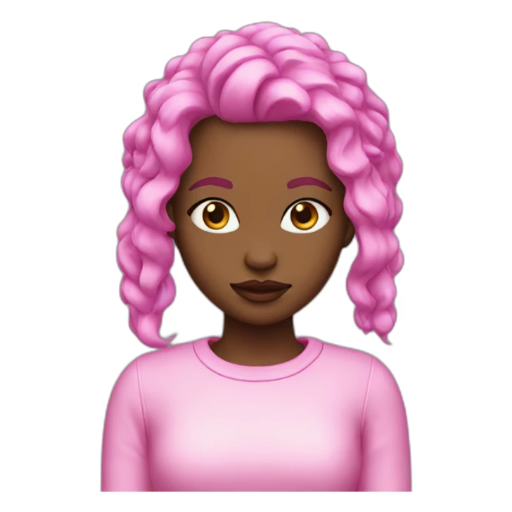 sugar crash girl pink sticker