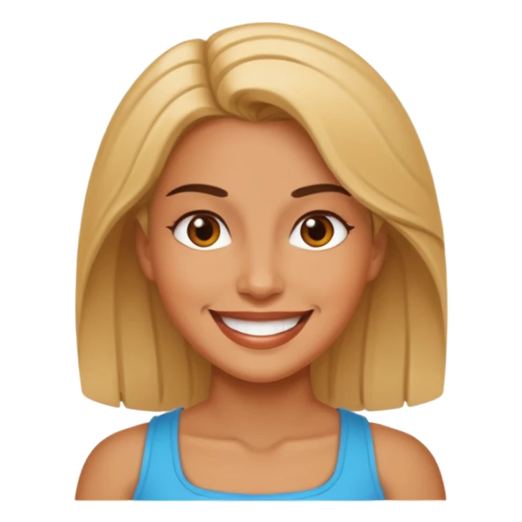 strong woman happy sticker