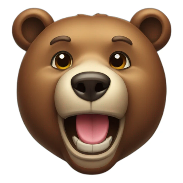 Bear bribing sticker