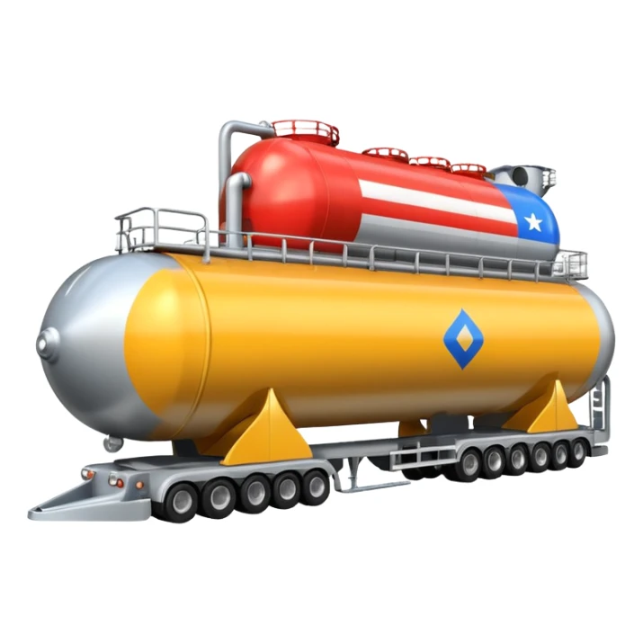 create an ultra realistic American modern liquefied gas tanker sticker
