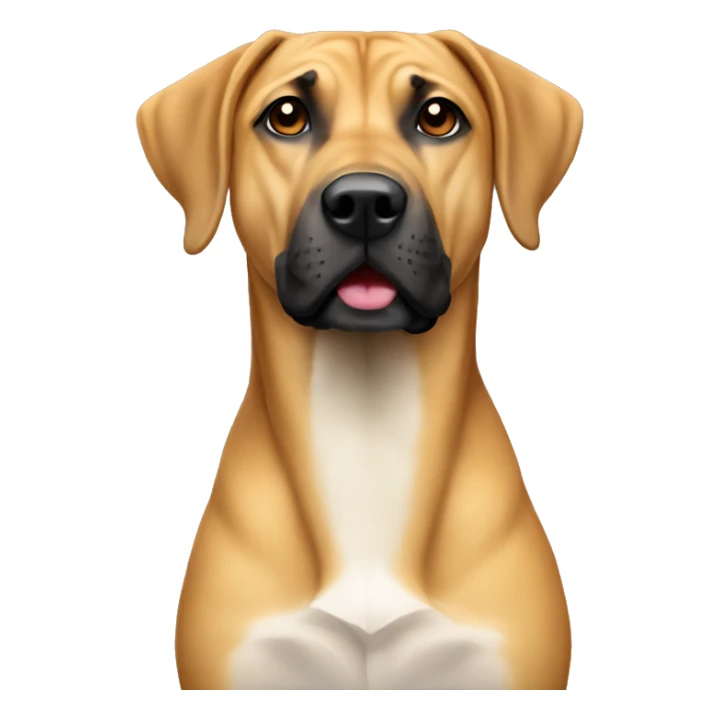 Black mouth cur  sticker