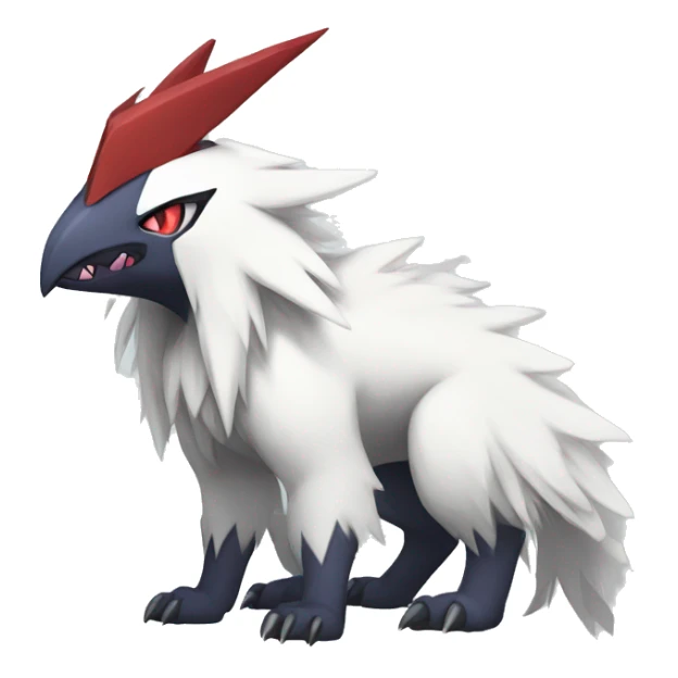 Cool Edgy Absol-Zangoose-Quilava, full body sticker