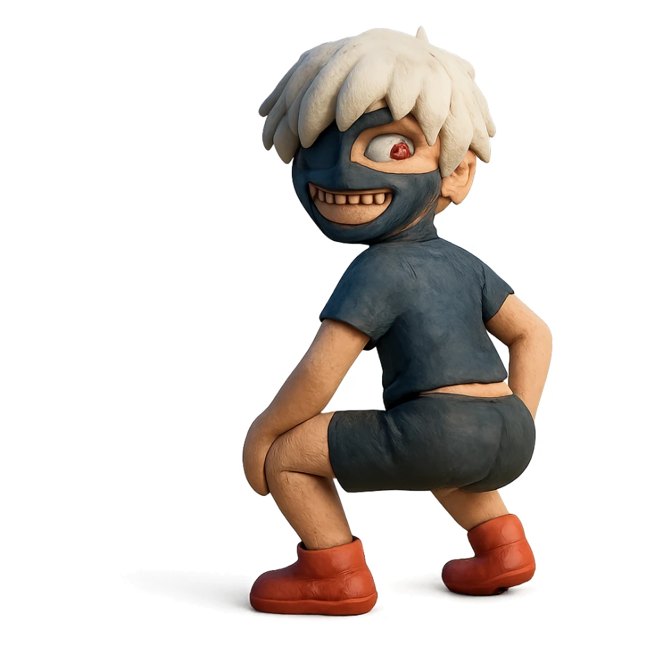 Kaneki from Tokyo Ghoul twerking sticker