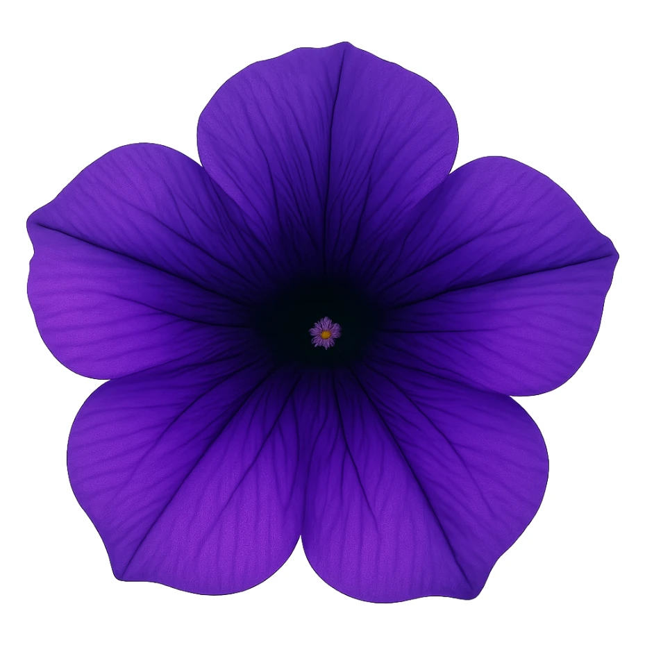 Purple-Violet-Indigo-Purple-Gradient Petuniaemoji    , remove background sticker