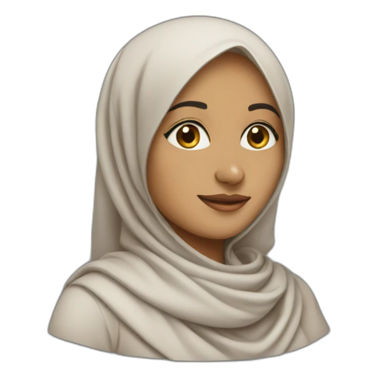 Hijab indian female  sticker