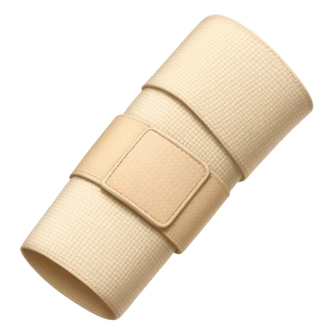 White-beige arm bandage wraps sticker