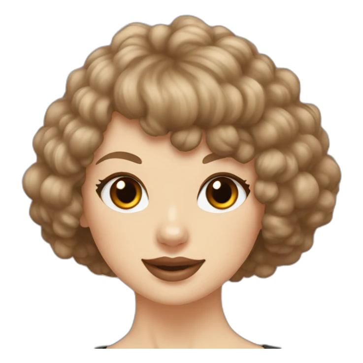 Taylor swift and Dark brown toy poodle sticker
