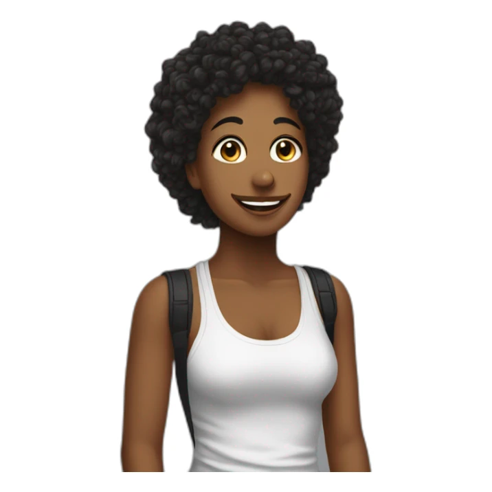 discussion between music artist and fan on social media sticker