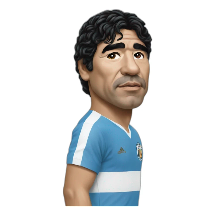 photo-real-Maradona sticker