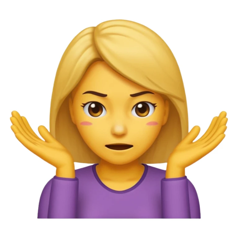 generate an emoji of a woman head smacking herself sticker