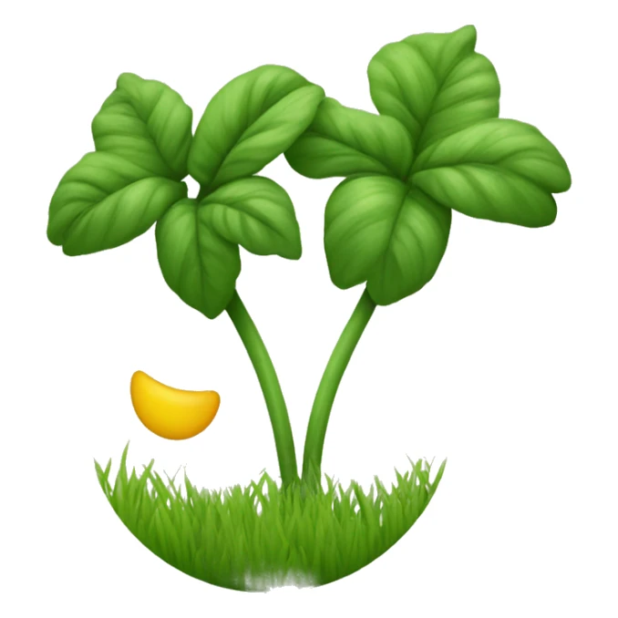 Emoji di un decespugliatore per tagiare l’erba in giardino sticker