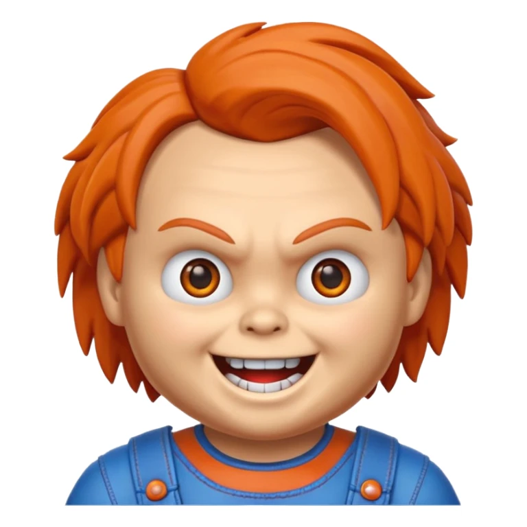 Un emojin de chuky sticker