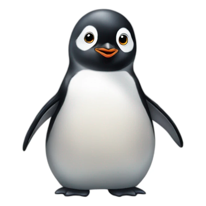round body baby penguin from happy feet sticker