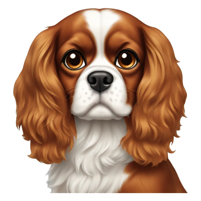 Dog cavalier King Charles Spaniel  sticker