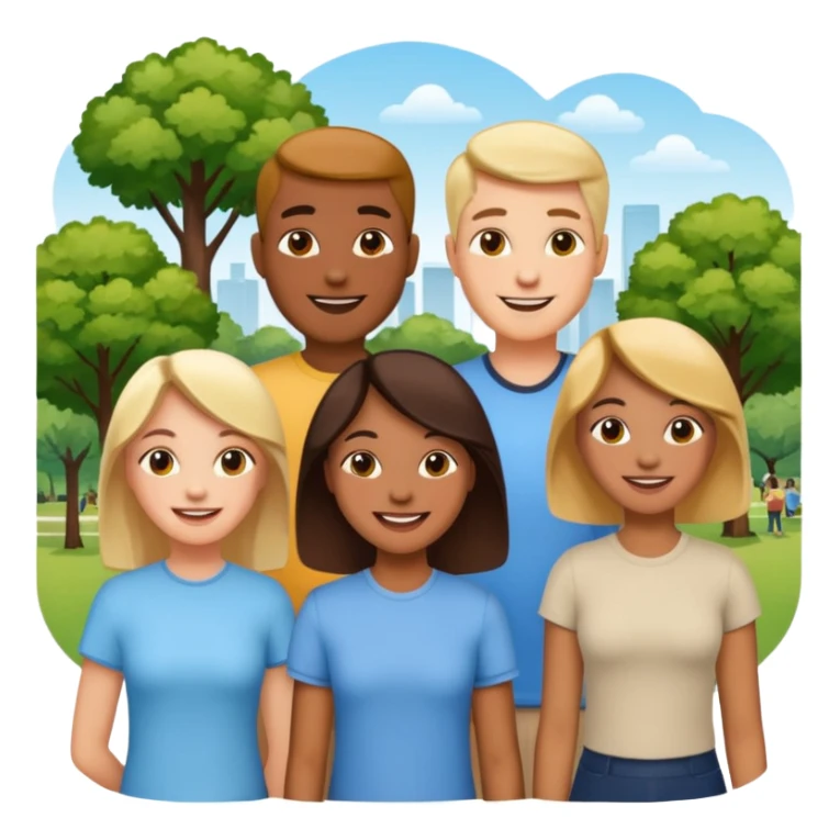 image of group of people sticker
