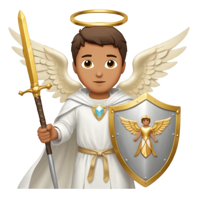 - 🛡️ Shield – symbolizing protection
- ⚔️ Sword – representing spiritual warfare
- 👼 Angel – the heavenly messenger
- ✨ Sparkles – highlighting his glory sticker