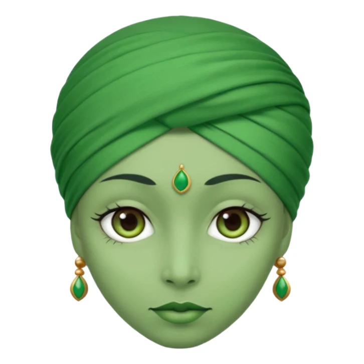 👳‍♀️ but green skin sticker