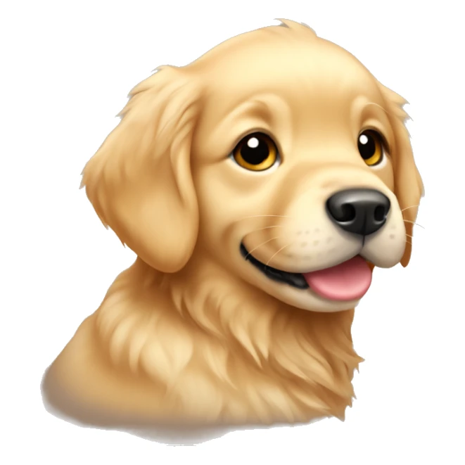 Baby golden retriever  sticker