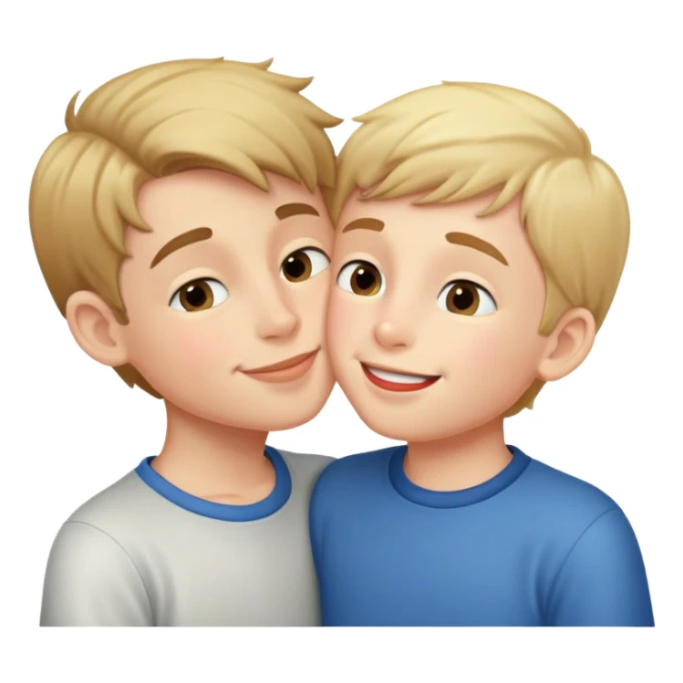 boy kiss boy sticker