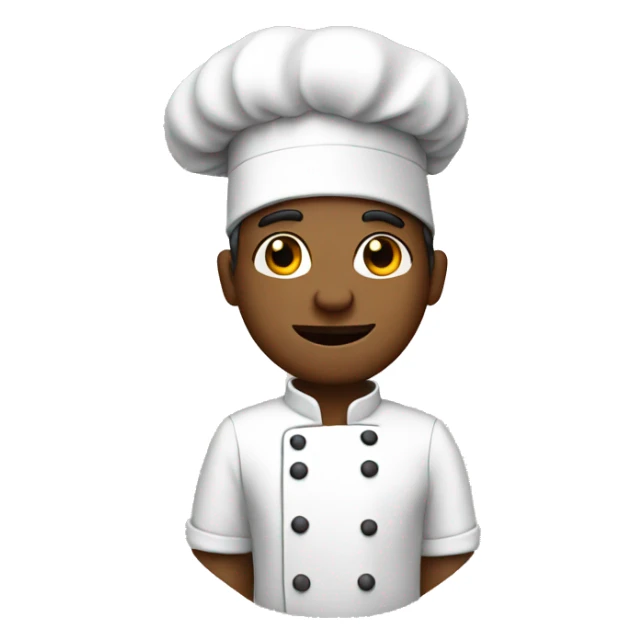 Chef with love sticker