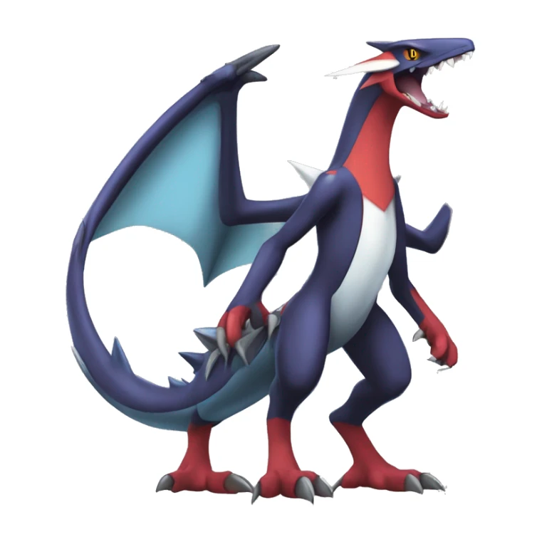 Edgy Cool Nargacuga-Noivern-Latias-Garchomp-Pokémon Full Body sticker