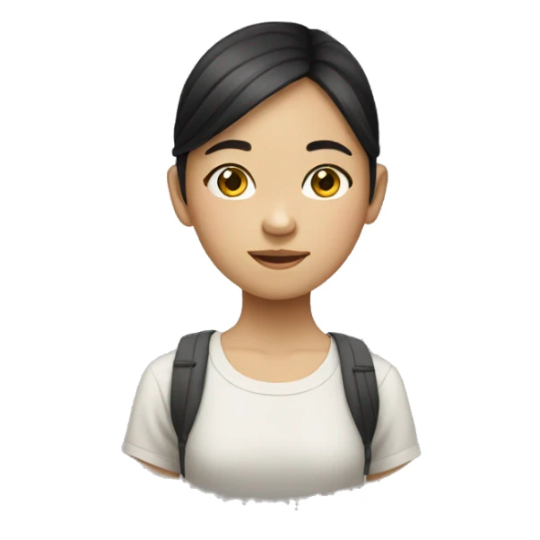 teenage vietnamese girl sticker