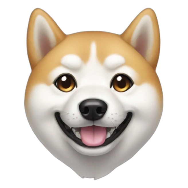 shiba ghost sticker