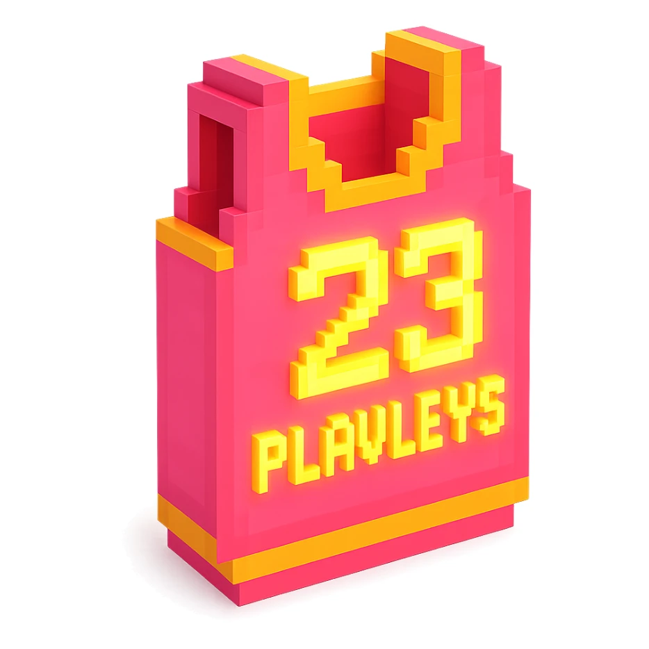 розовая баскетбольная майка со светящейся надписью "23 PLAVLEYS", no background sticker