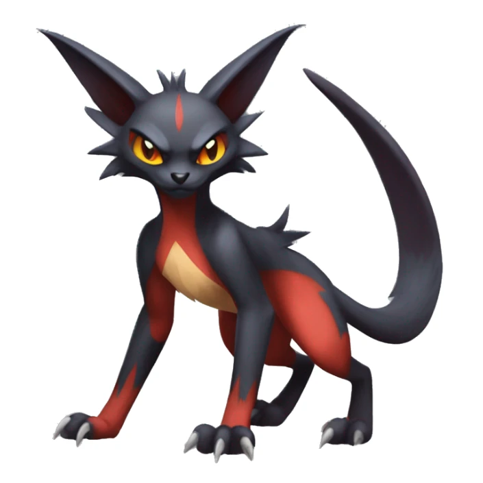 Noivern-Litten-Zorua full body sticker