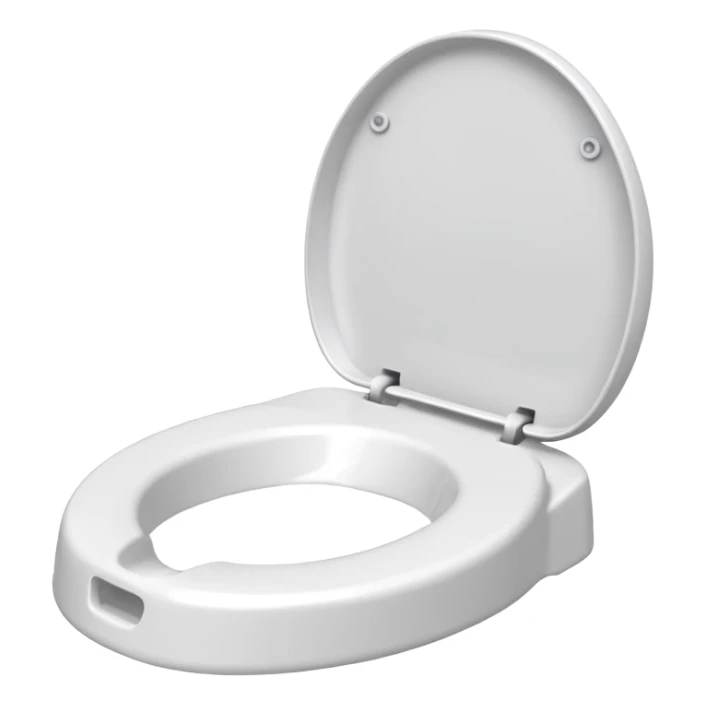 Baby toilet seat without a lid  sticker