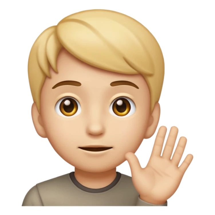 🤔this emoji with an innocent suspicious but also smirking 😏 expression looking up, but with that same hand sticker
