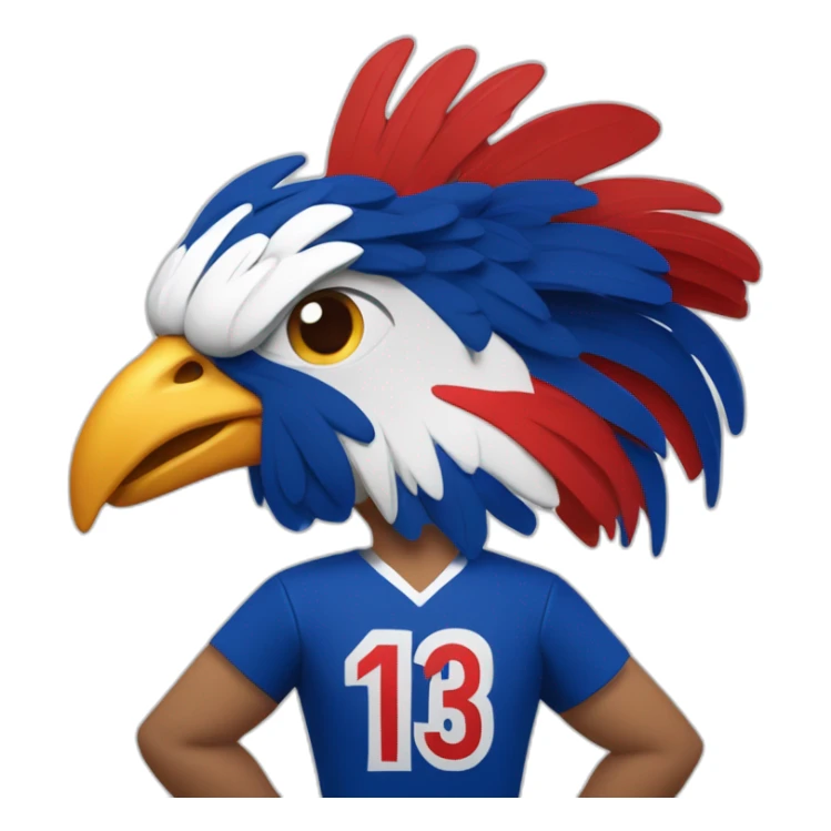 Coq de l’équipe de France de rugby sticker