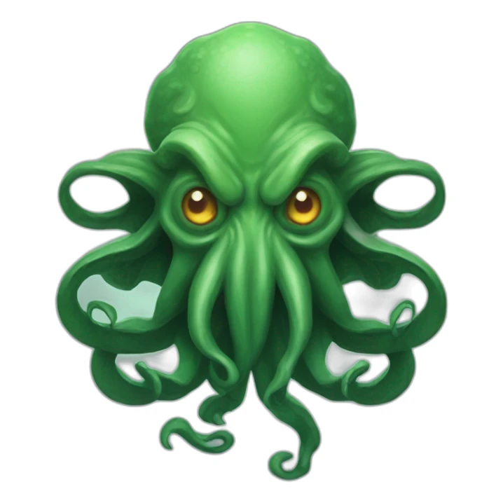 Cthulhu, the evil god of the Cthulhu Mythos sticker