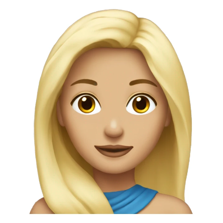 very beautiful blonde woman sticker