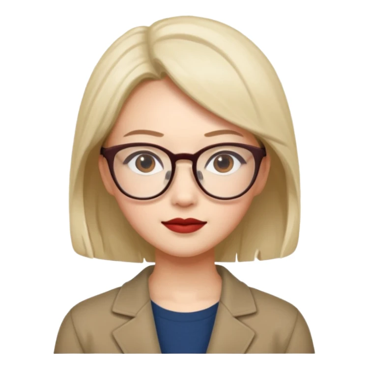 Mei Lee with glasses from the Turning Red movie sticker