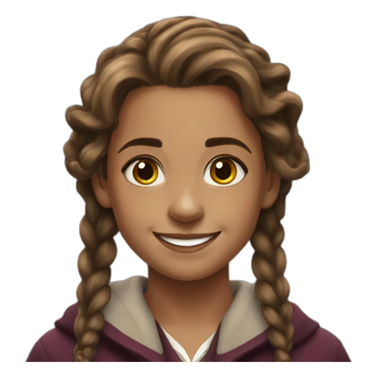 Little happy hermione sticker